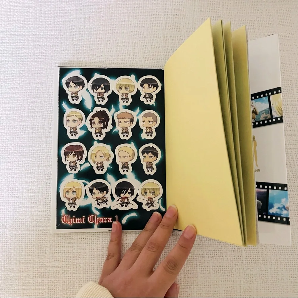 🌻 Attack on Titan Postcard and Stickers